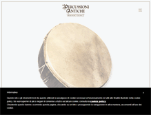 Tablet Screenshot of percussioniantiche.com
